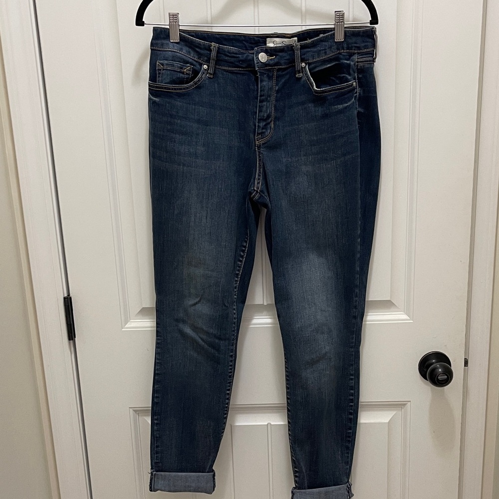 Jessica Simpson Dark Blue Ankle Jeans